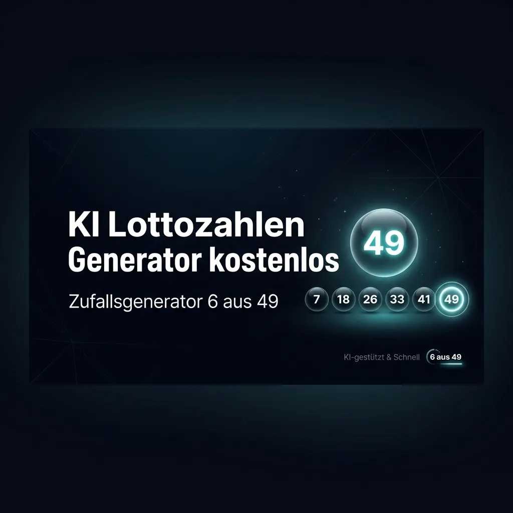 KI Lottozahlen Generator kostenlos