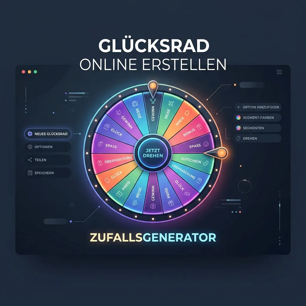 Zufallsgenerator Glücksrad